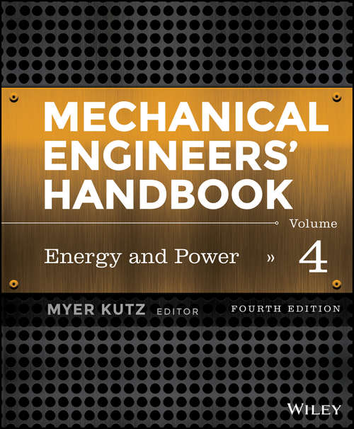 Book cover of Mechanical Engineers' Handbook, Energy and Power