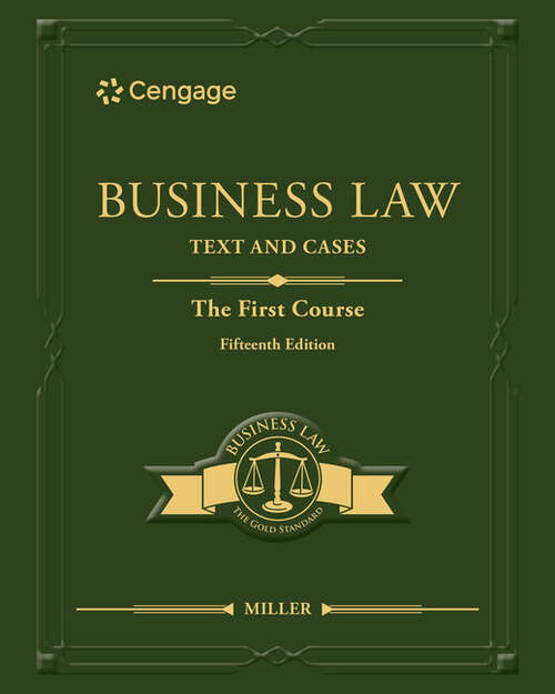 Book cover of Business Law: Text and Cases, The First Course (Fifteenth Edition)