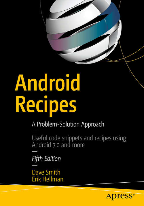 Book cover of Android Recipes: A Problem-Solution Approach