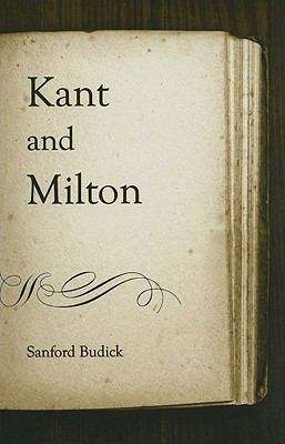 Book cover of Kant and Milton