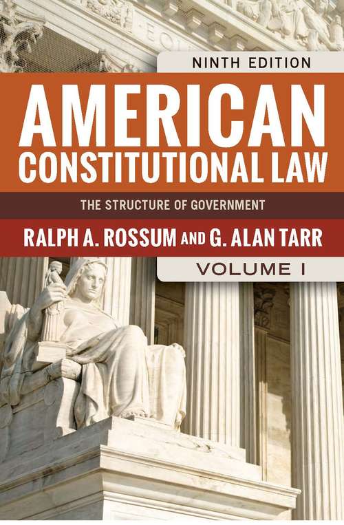Book cover of American Constitutional Law, Volume I