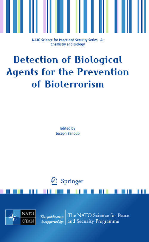 Book cover of Detection of Biological Agents for the Prevention of Bioterrorism