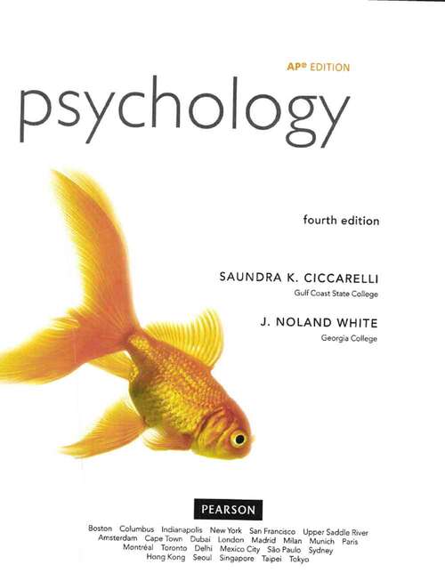 Book cover of Psychology (Fourth Edition)
