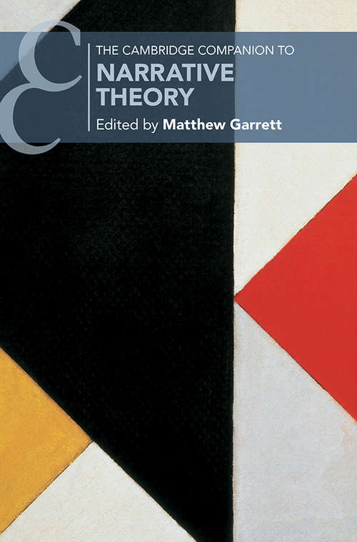 Book cover of The Cambridge Companion to Narrative Theory (Cambridge Companions to Literature)