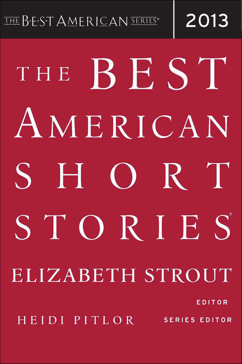 Book cover of The Best American Short Stories 2013