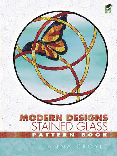 Book cover of Modern Designs Stained Glass Pattern Book