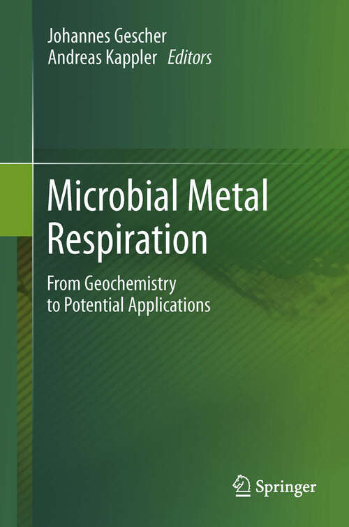 Book cover of Microbial Metal Respiration