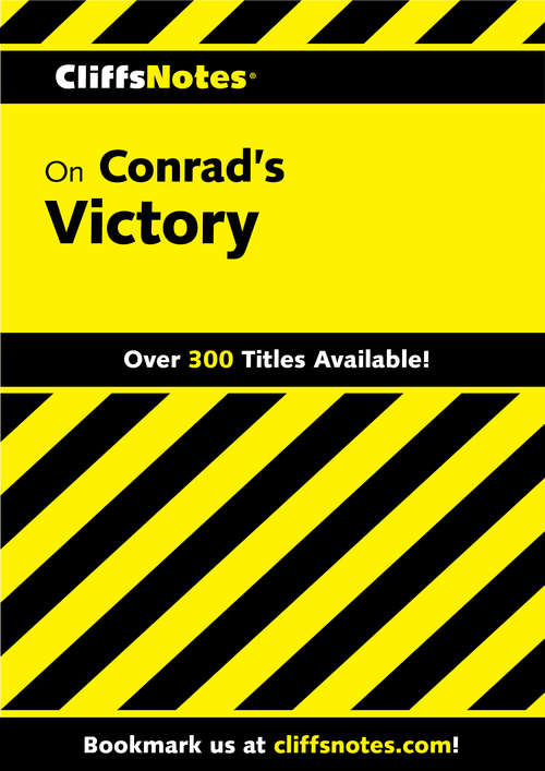 Book cover of CliffsNotes on Conrad's Victory