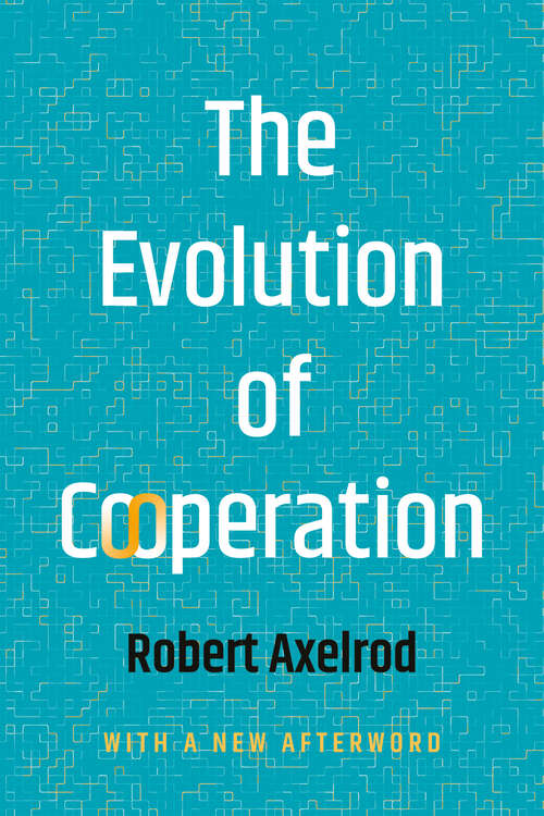 Book cover of The Evolution of Cooperation