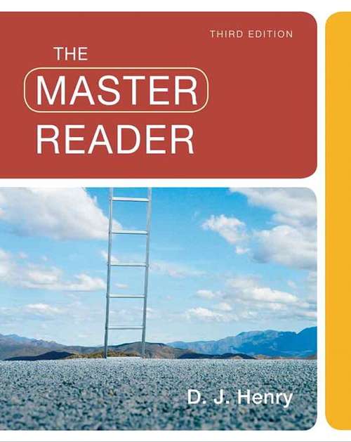 Book cover of The Master Reader (3rd Edition)