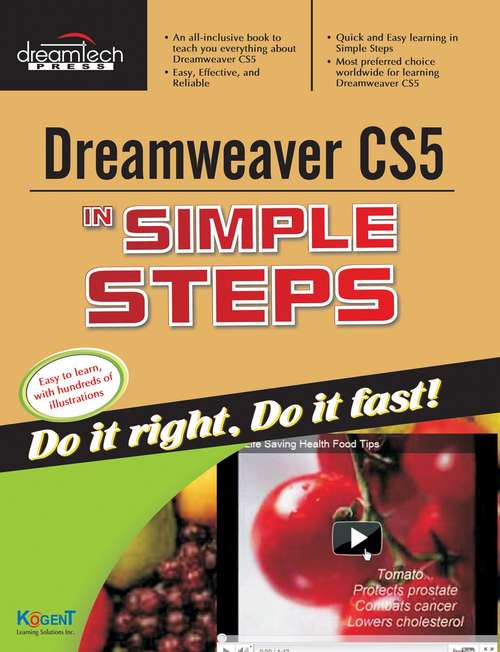 Book cover of Dreamweaver CS5 in Simple Steps