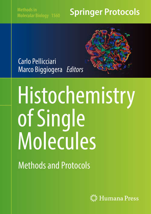 Book cover of Histochemistry of Single Molecules
