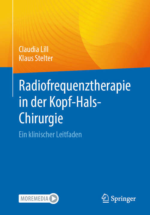 Book cover of Radiofrequenztherapie in der Kopf-Hals-Chirurgie: Ein klinischer Leitfaden (2024)