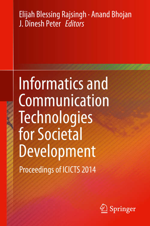 Informatics and Communication Technologies for Societal Development