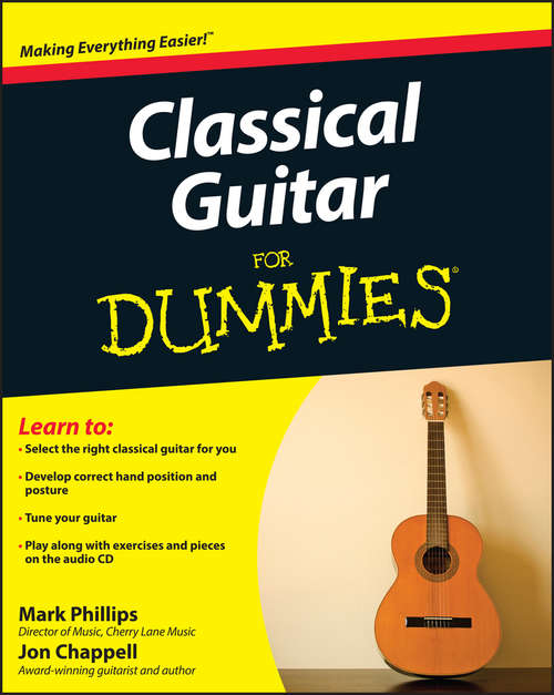 Book cover of Classical Guitar For Dummies