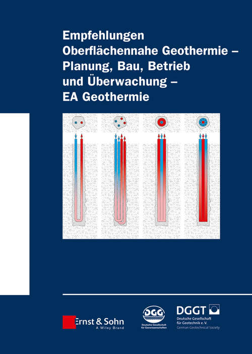 Book cover of Empfehlung Oberflächennahe Geothermie: Planung, Bau, Betrieb und Überwachung - EA Geothermie