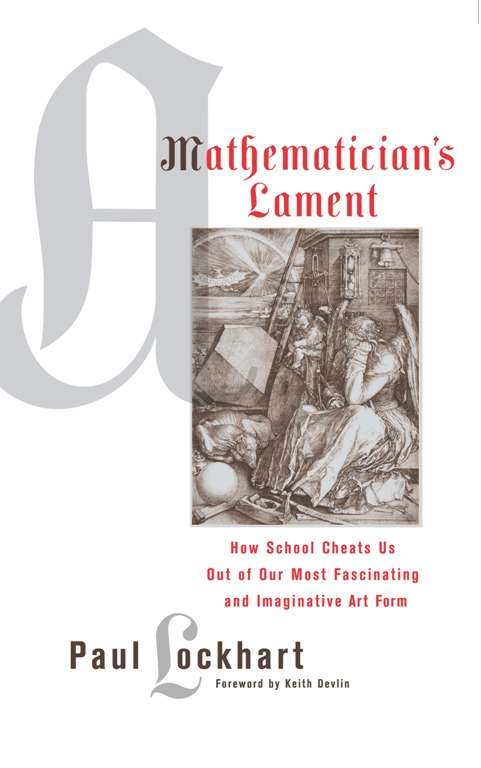 Book cover of A Mathematician's Lament