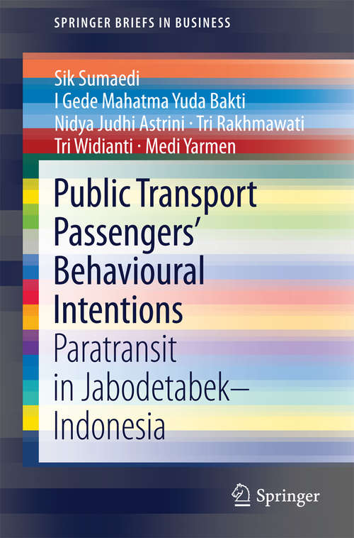 Book cover of Public Transport Passengers' Behavioural Intentions