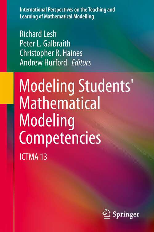 Cover image of Modeling Students' Mathematical Modeling Competencies