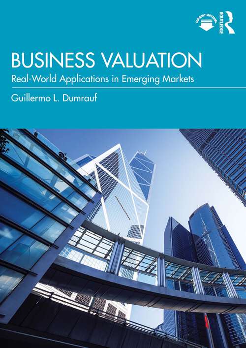 Book cover of Business Valuation: Real-World Applications in Emerging Markets (1)