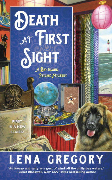 Book cover of Death at First Sight (A Bay Island Psychic Mystery #1)