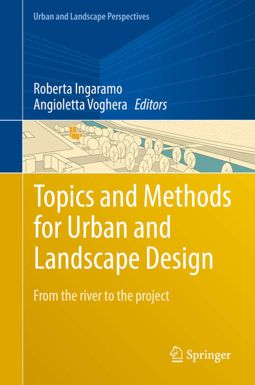 Book cover of Topics and Methods for Urban and Landscape Design