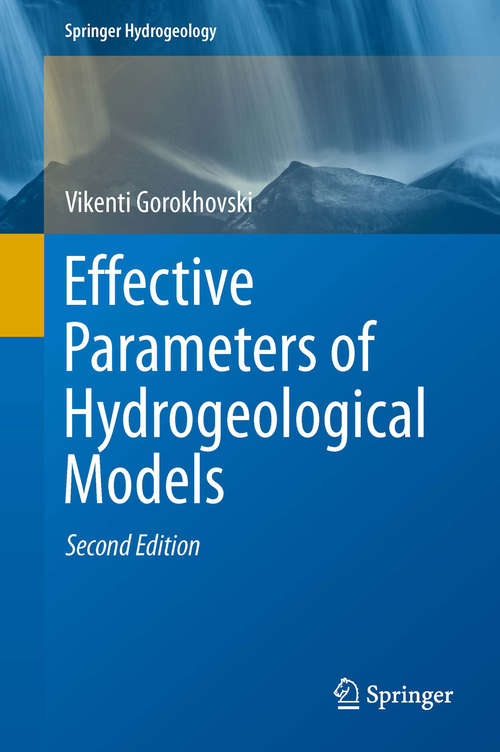 Book cover of Effective Parameters of Hydrogeological Models