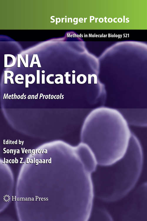 Book cover of DNA Replication
