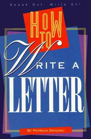 Book cover of How To Write A Letter