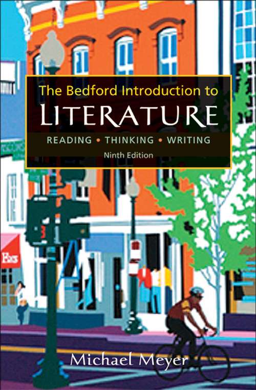 Book cover of The Bedford Introduction to Literature: Reading, Thinking, Writing