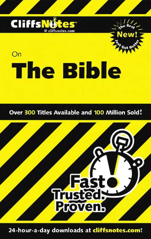 Book cover of CliffsNotes on The Bible, Revised Edition