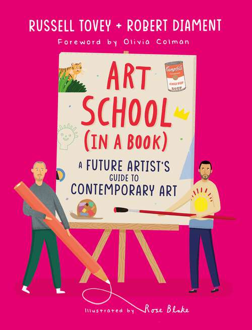 Book cover of Art School (in a book): A future artist's guide to contemporary art