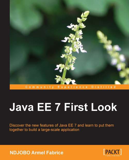Book cover of Java EE 7 First Look