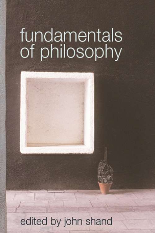 Book cover of Fundamentals of Philosophy