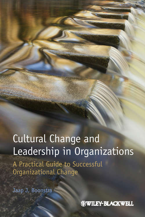 Book cover of Cultural Change and Leadership in Organizations