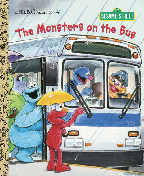 Book cover of The Monsters on the Bus (Little Golden Book)