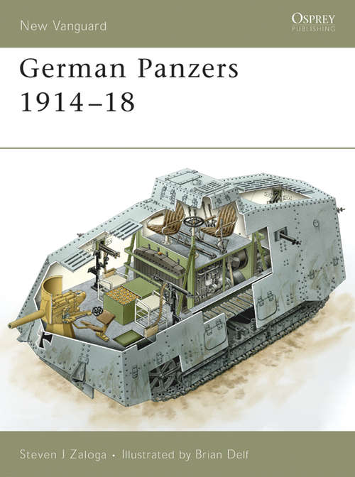 Book cover of German Panzers 1914-18