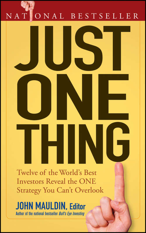 Book cover of Just One Thing