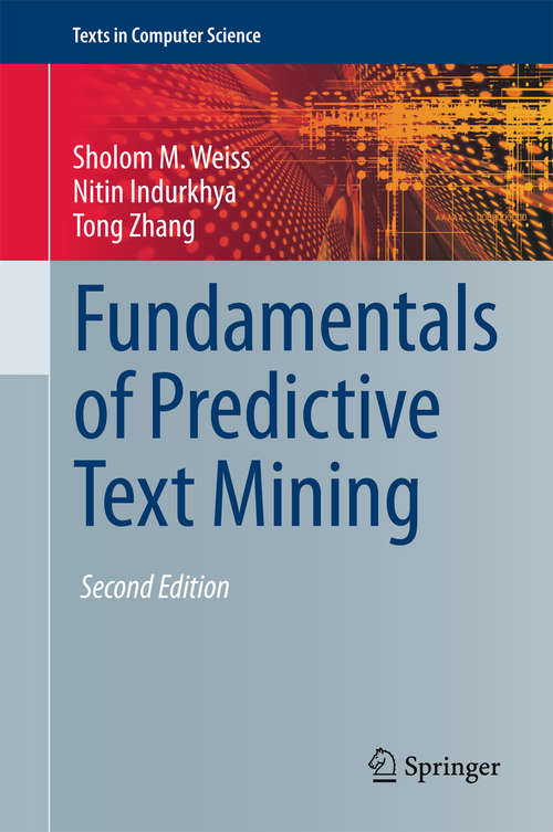 Book cover of Fundamentals of Predictive Text Mining