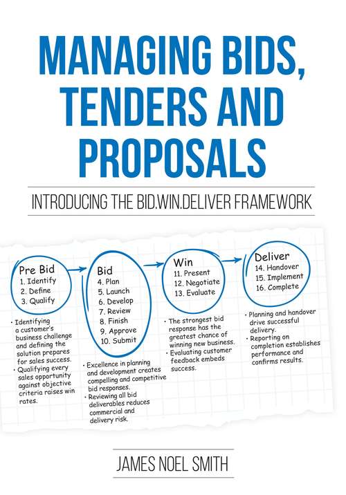 Book cover of Managing Bids, Tenders and Proposals: Introducing the Bid.Win.Deliver Framework