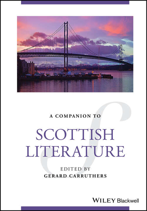 Book cover of A Companion to Scottish Literature