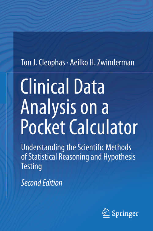 Book cover of Clinical Data Analysis on a Pocket Calculator