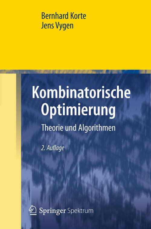 Book cover of Kombinatorische Optimierung