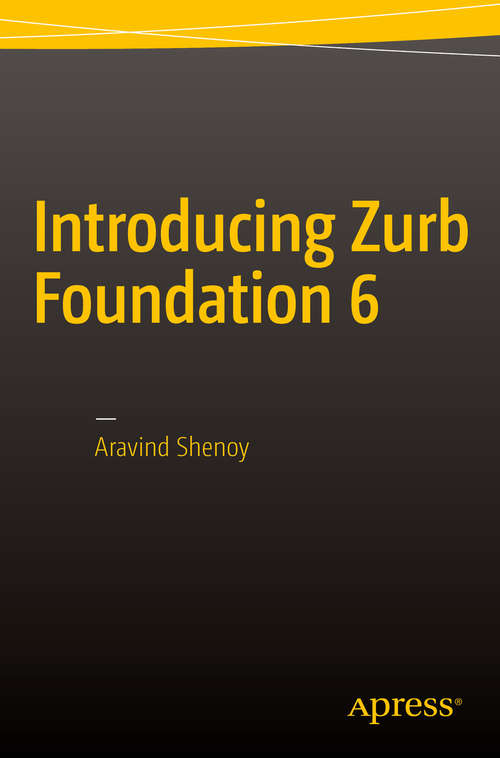 Book cover of Introducing Zurb Foundation 6