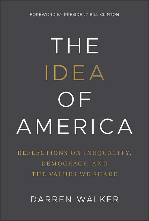 Book cover of The Idea of America: Reflections on Inequality, Democracy, and the Values We Share