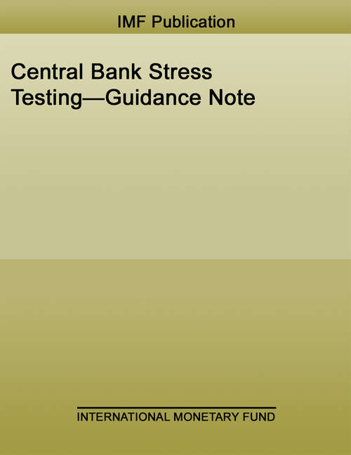 Book cover of Central Bank Stress Testing—Guidance Note