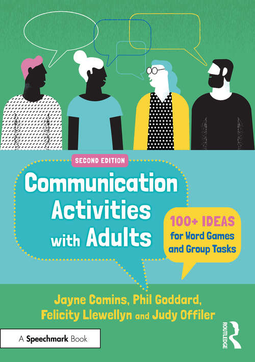 Book cover of Communication Activities with Adults: 100+ Ideas for Word Games and Group Tasks (2)