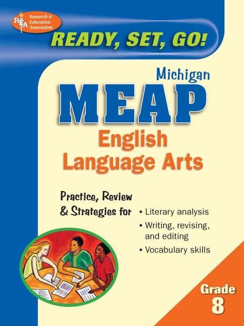 Book cover of Michigan MEAP Grade 8 English Language Arts