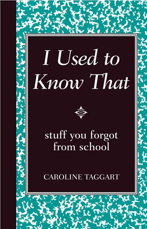 Book cover of I Used to Know That