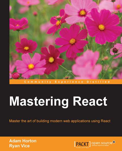 Book cover of Mastering React
